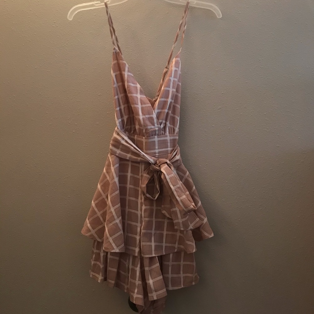 Blush pink romper SelfieLeslie